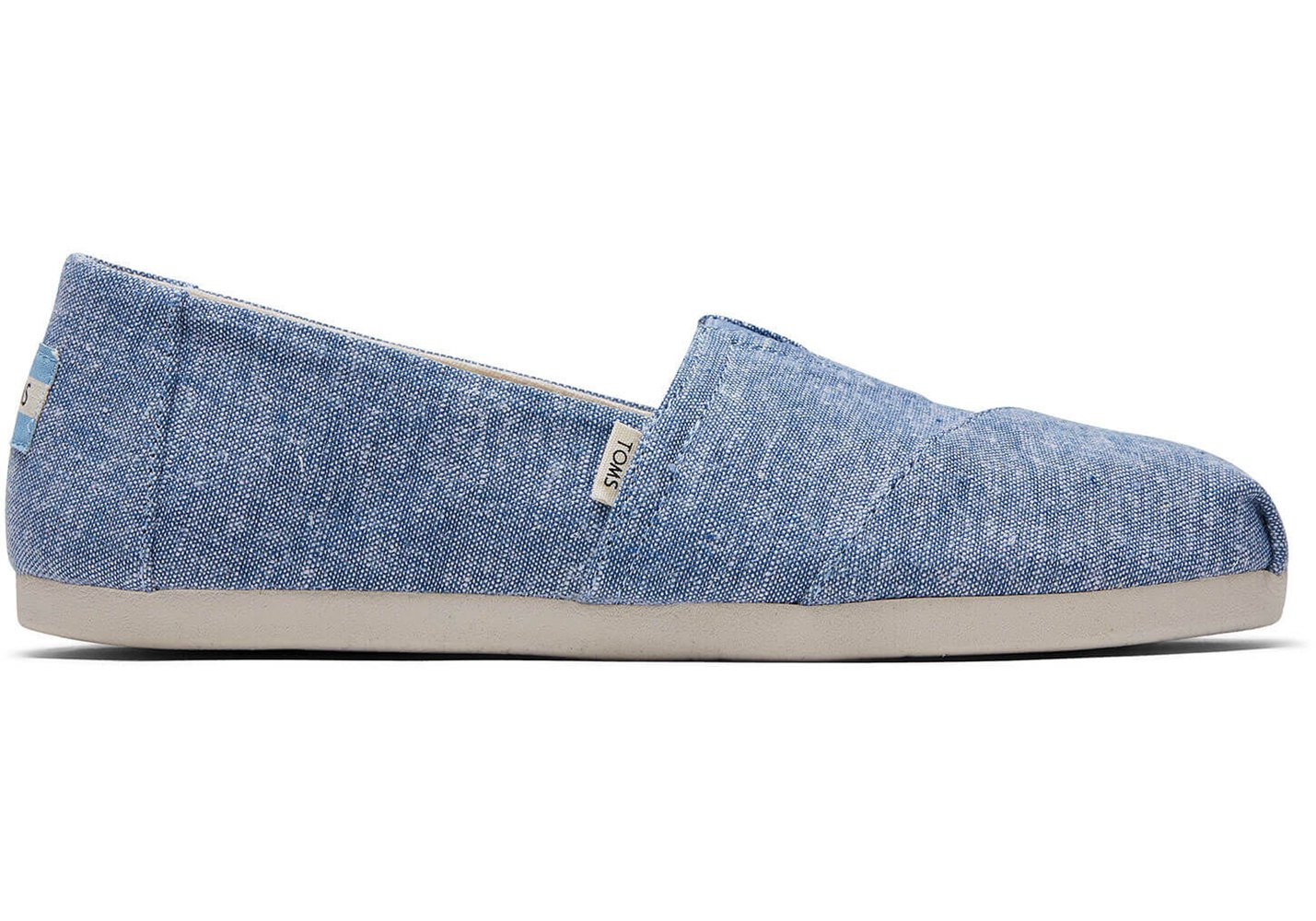 Toms Espadryle Damskie Niebieskie - Alpargata Slub Chambray - 81YJSMZLT